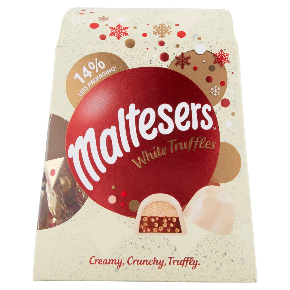 Maltesers White Truffles Chocolate Medium Gift Box 200g