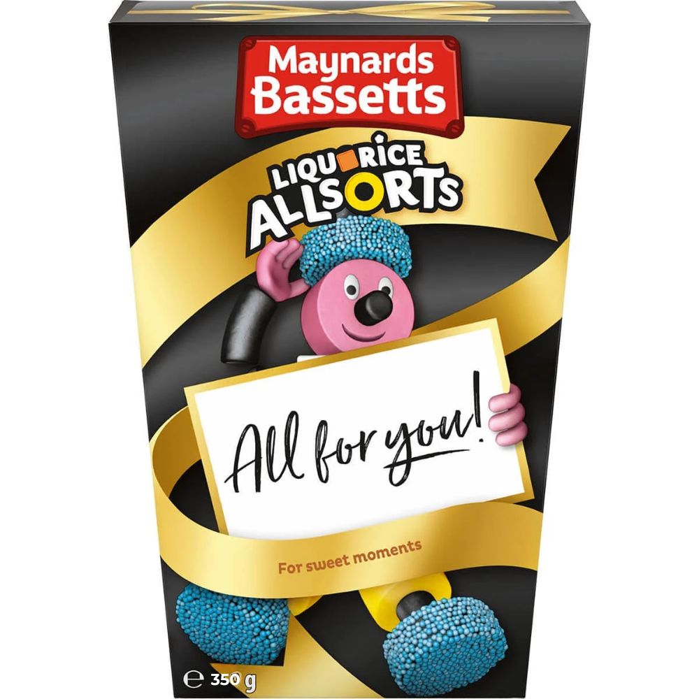 Maynards Bassetts Liquorice Allsorts Carton 350g