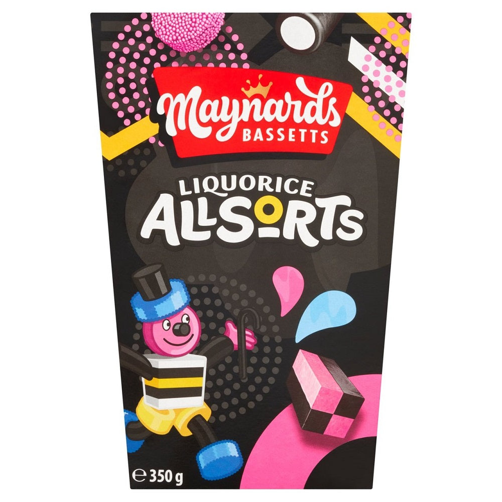 Maynards Bassetts Liquorice Allsorts Carton 350g