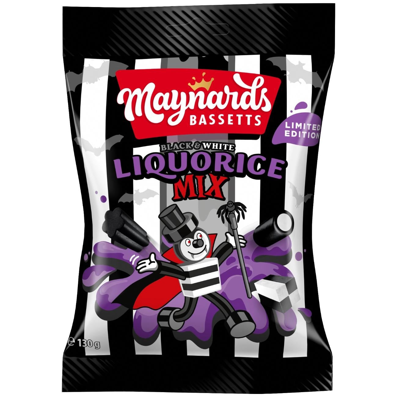Maynards Bassetts Liquorice Allsorts Bags 130g