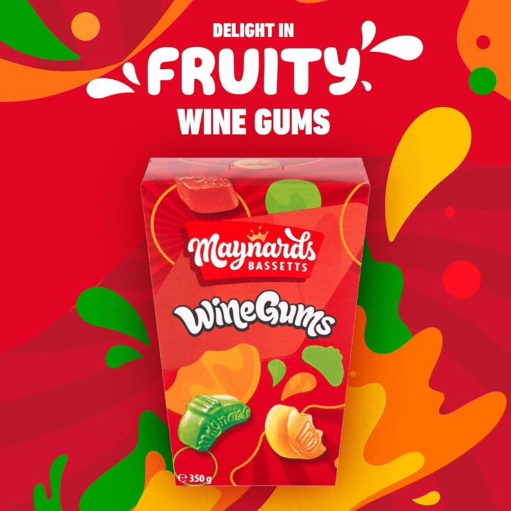Maynards Bassetts Wine Gums Carton 350g