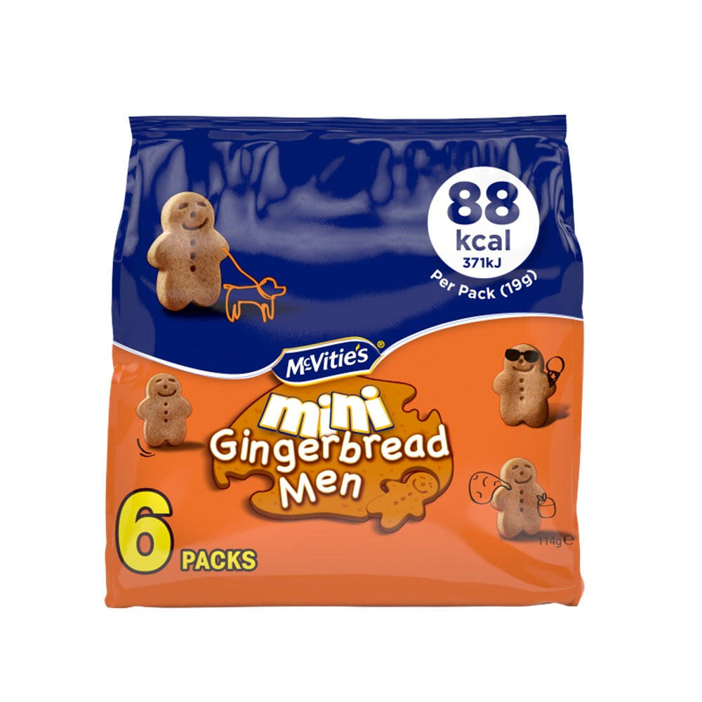McVitie's Mini Gingerbread Men 6pk (6X19) 114g