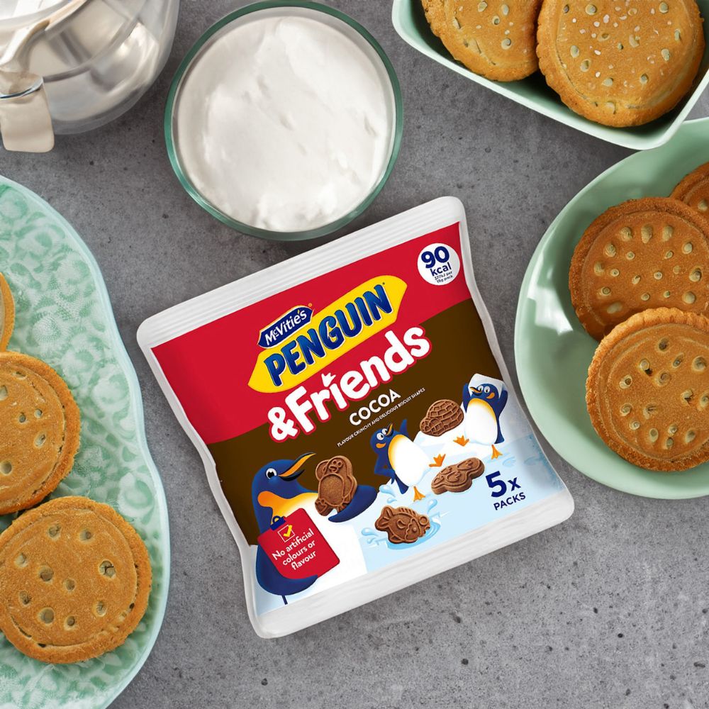 McVitie's Penguin & Friends Cocoa 5pk (5X20) 100g