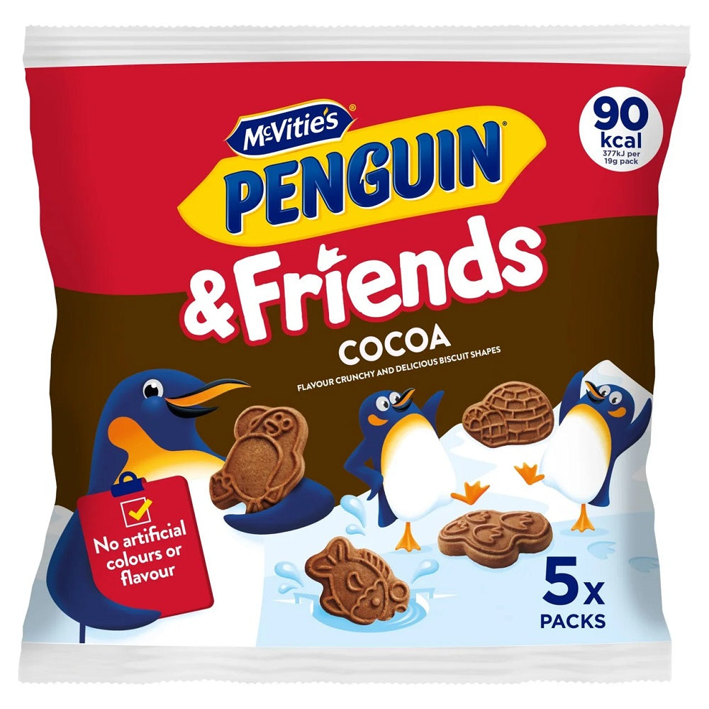 McVitie's Penguin & Friends Cocoa 5pk (5X20) 100g