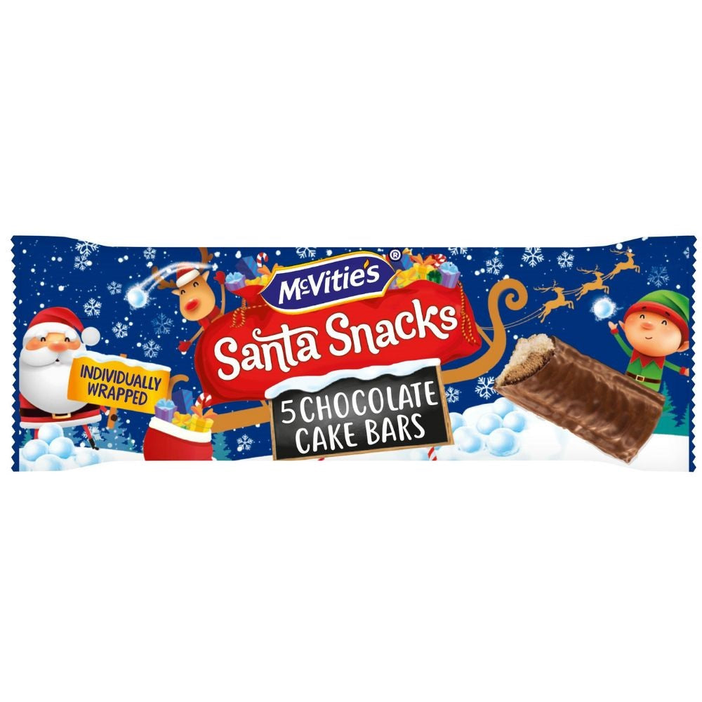 Mcvities Santa Snacks Chocolate Cake Bar 5pk 104.5g