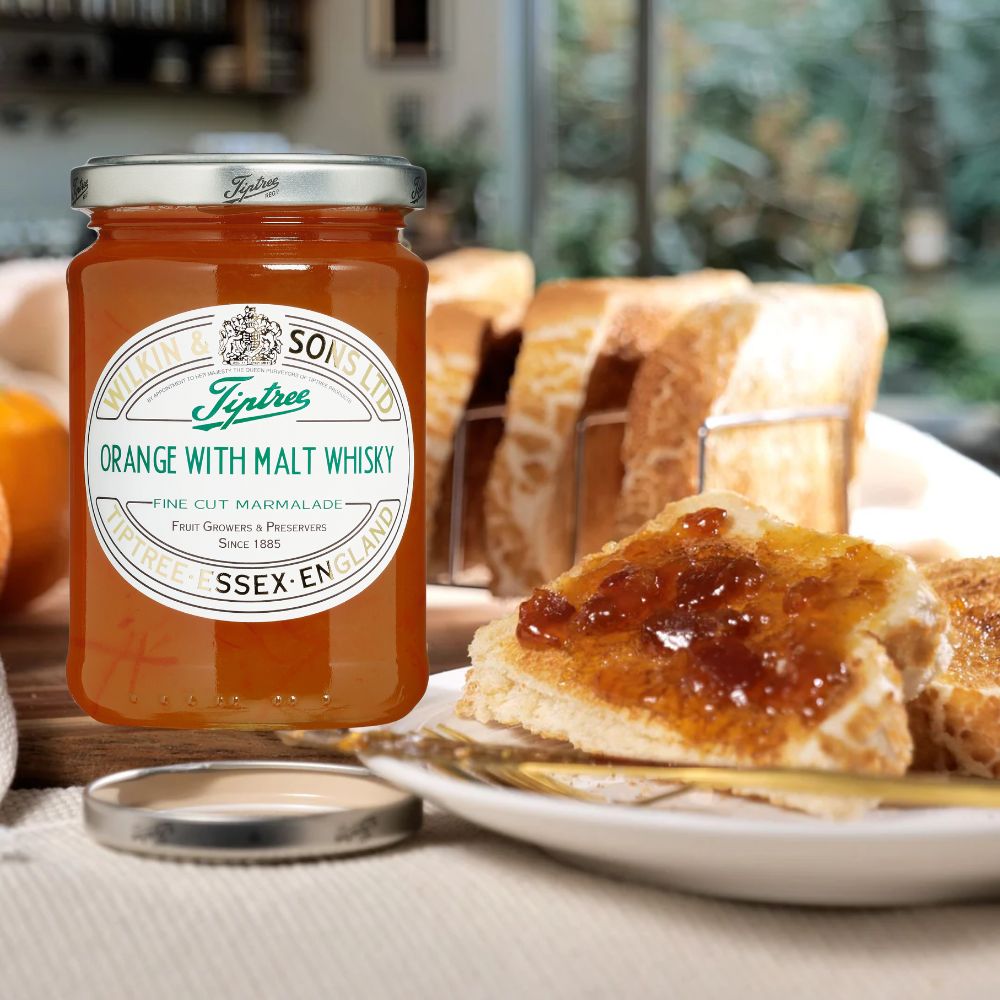 Tiptree Orange with Malt Whisky Marmalade (Fine Cut) 340g