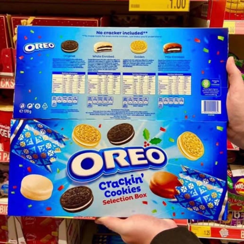 Oreo Crackin Cookies Selection Box 170g