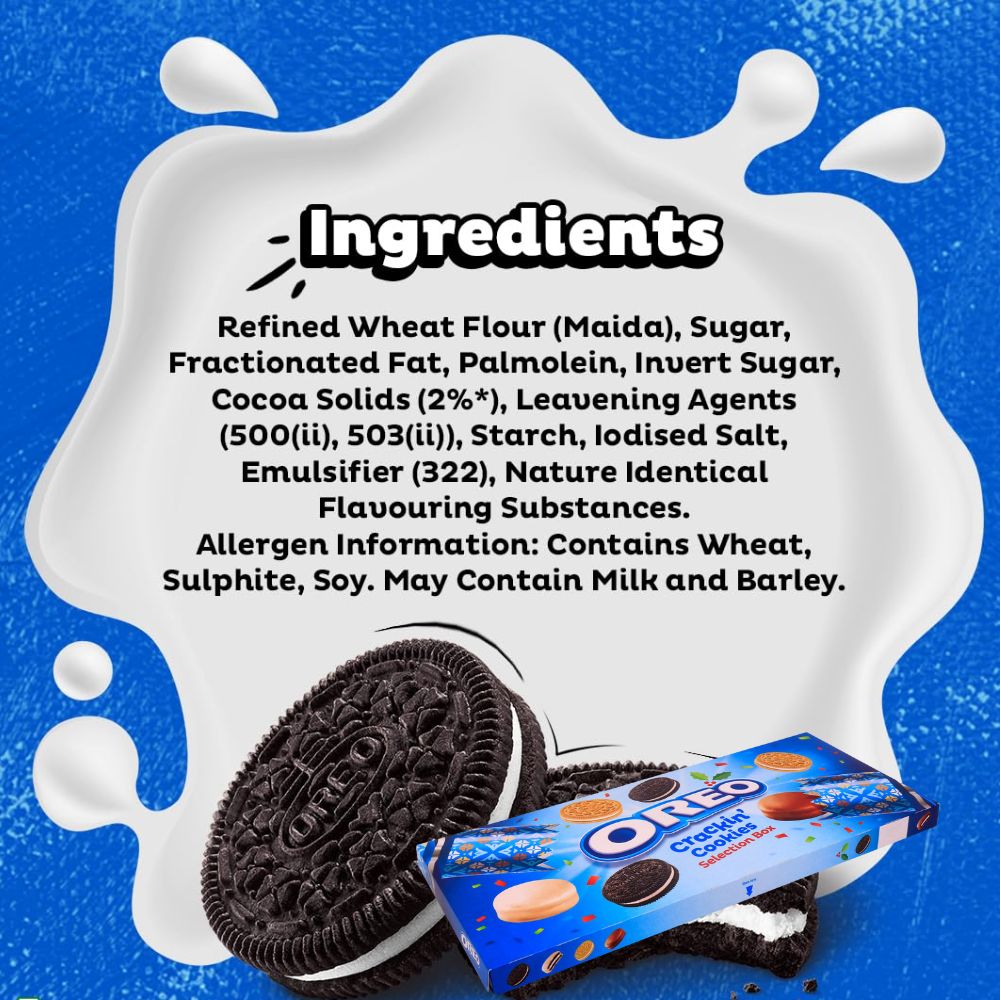 Oreo Crackin Cookies Selection Box 170g