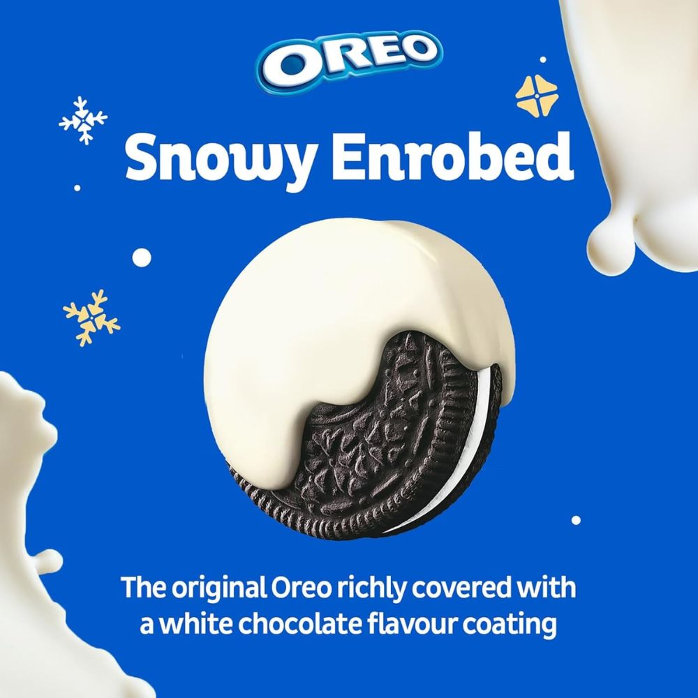 Oreo Snowy Enrobed Biscuit (6pk) 246g