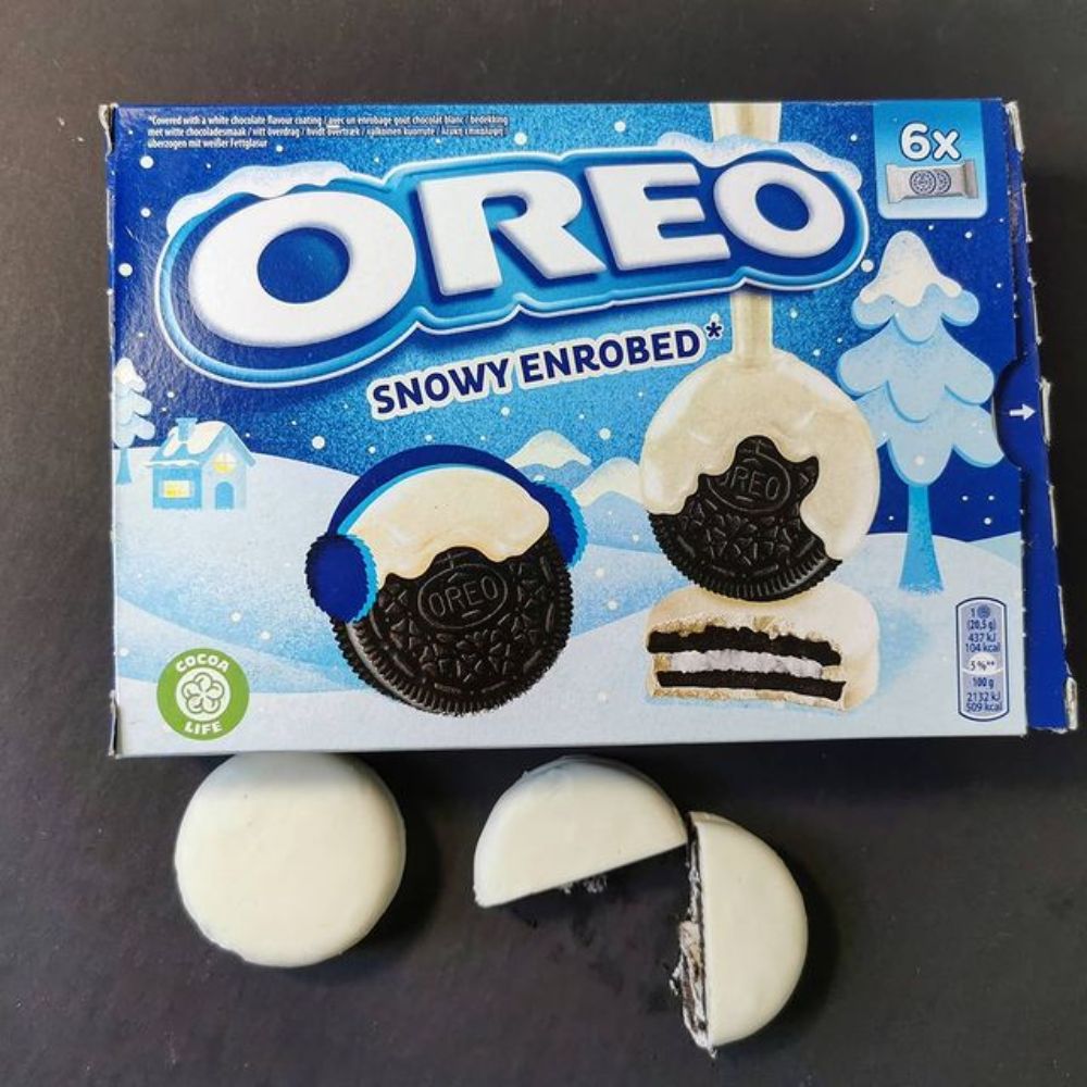 Oreo Snowy Enrobed Biscuit (6pk) 246g