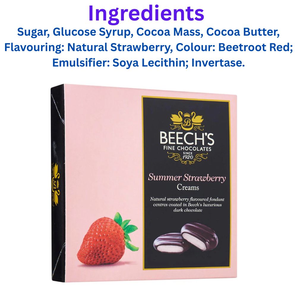 Beech's Fine Chocolate Strawberry Creams 90g