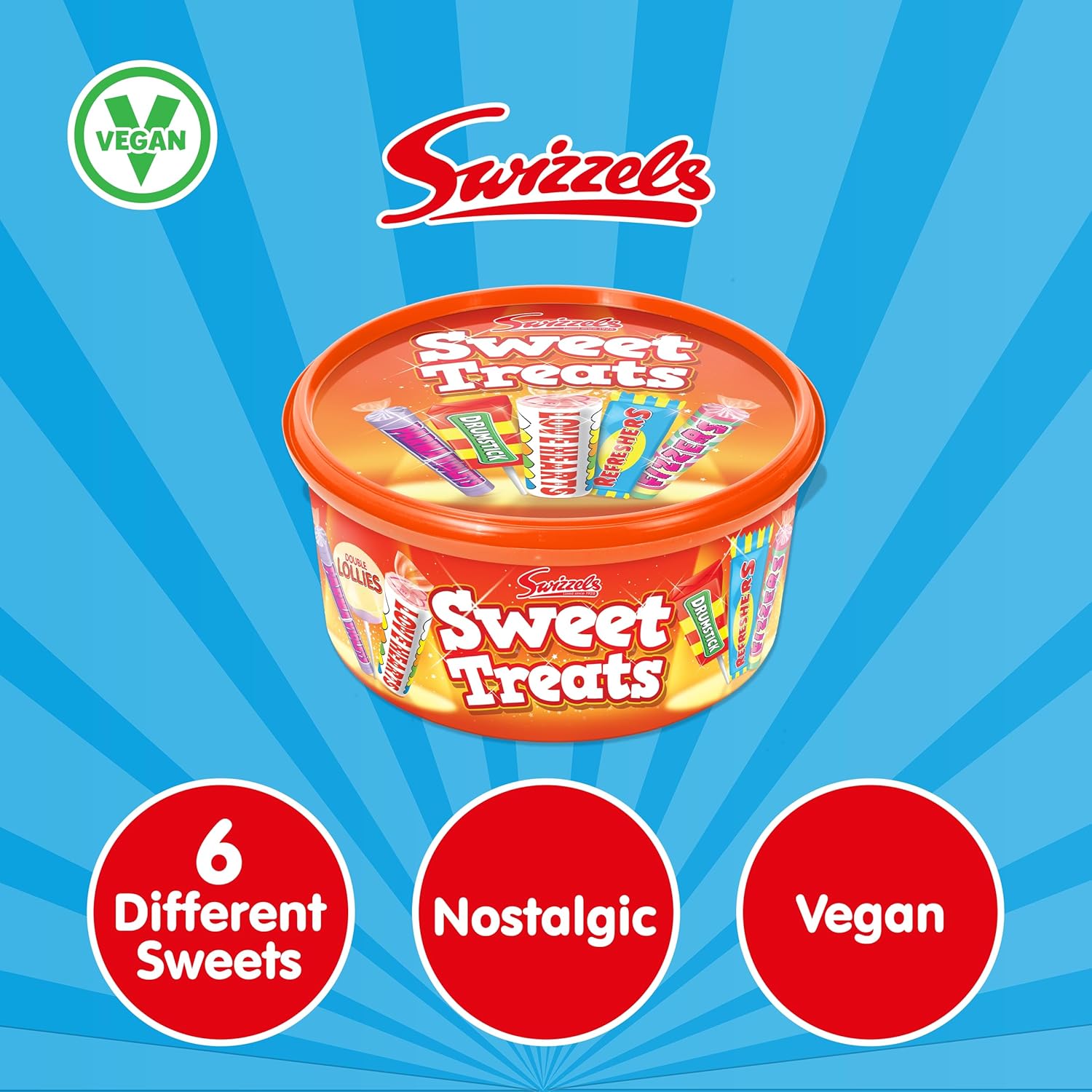 Swizzels Matlow Sweet Treats Tub 600g