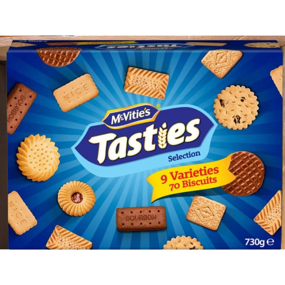 McVitie's Tasties Biscuits Assortment Selection Box 730g