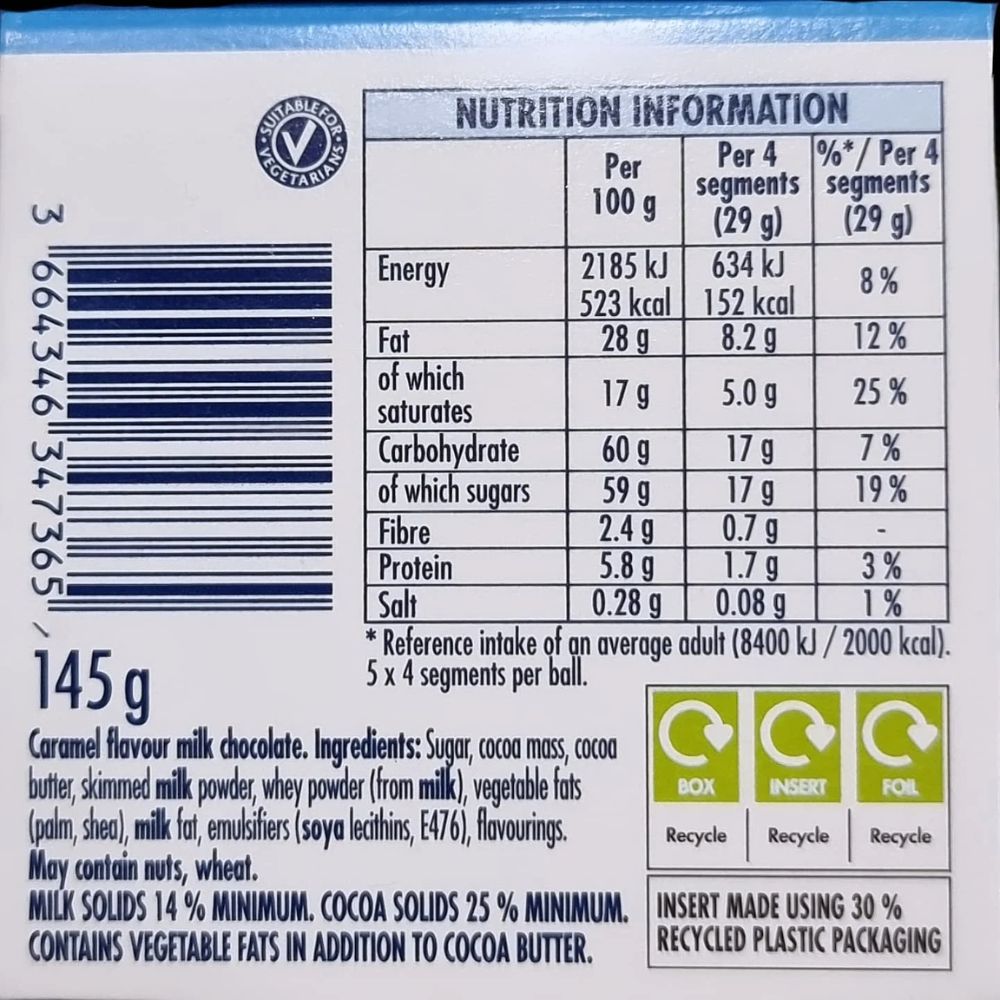 Terry's Chocolate Caramel Milk Ball 145g