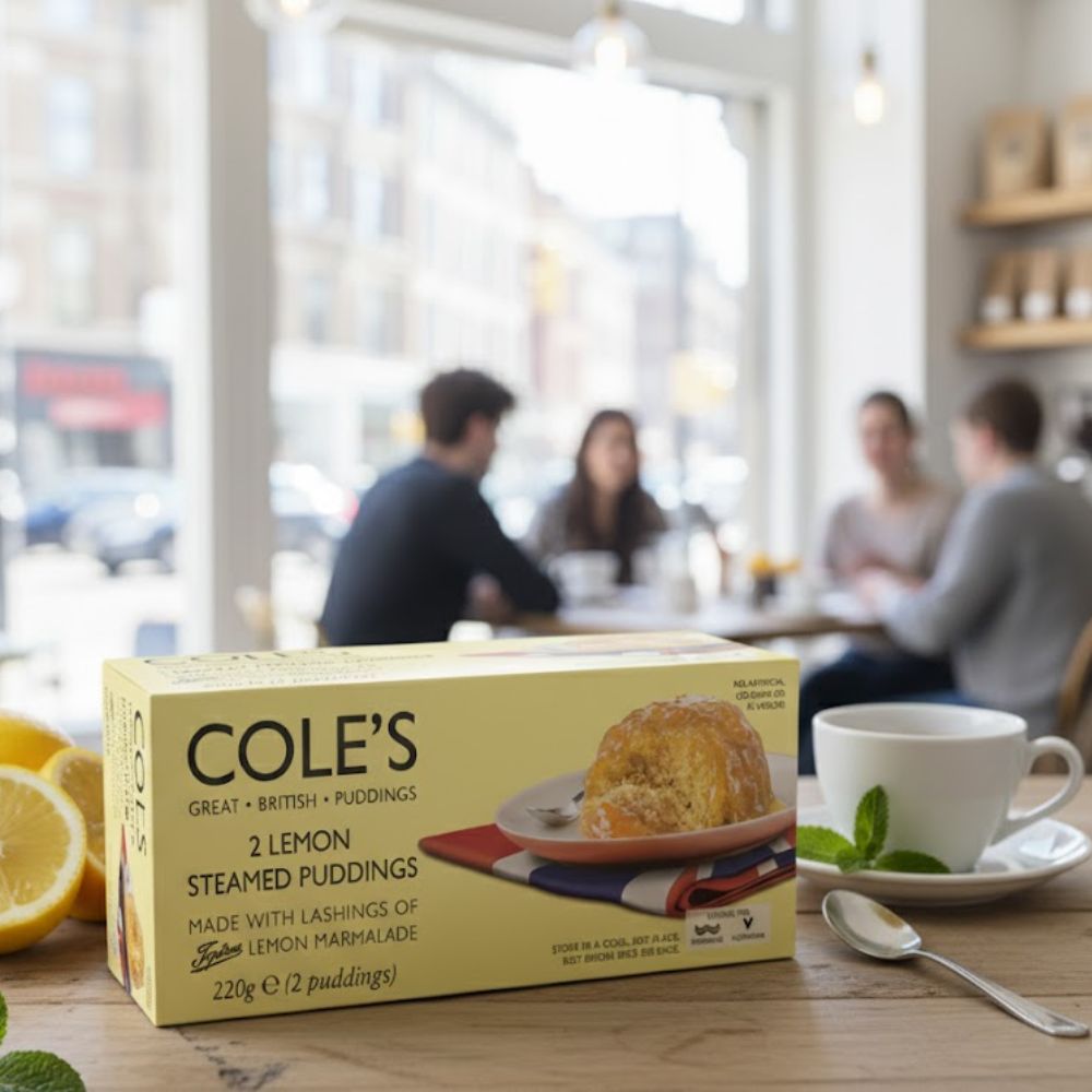 Cole's Lemon Steamed Pudding Twin Pack (2X110g) 220g