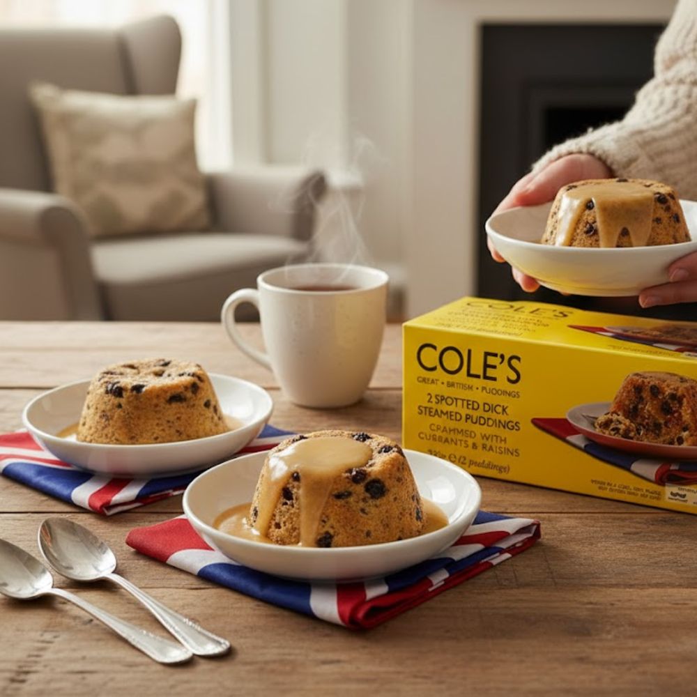 Cole's Spotted Dick Steamed Pudding Twin Pack (2X110g) 220g