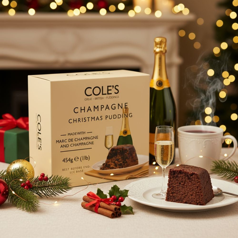 Cole's Champagne Christmas Pudding 454g