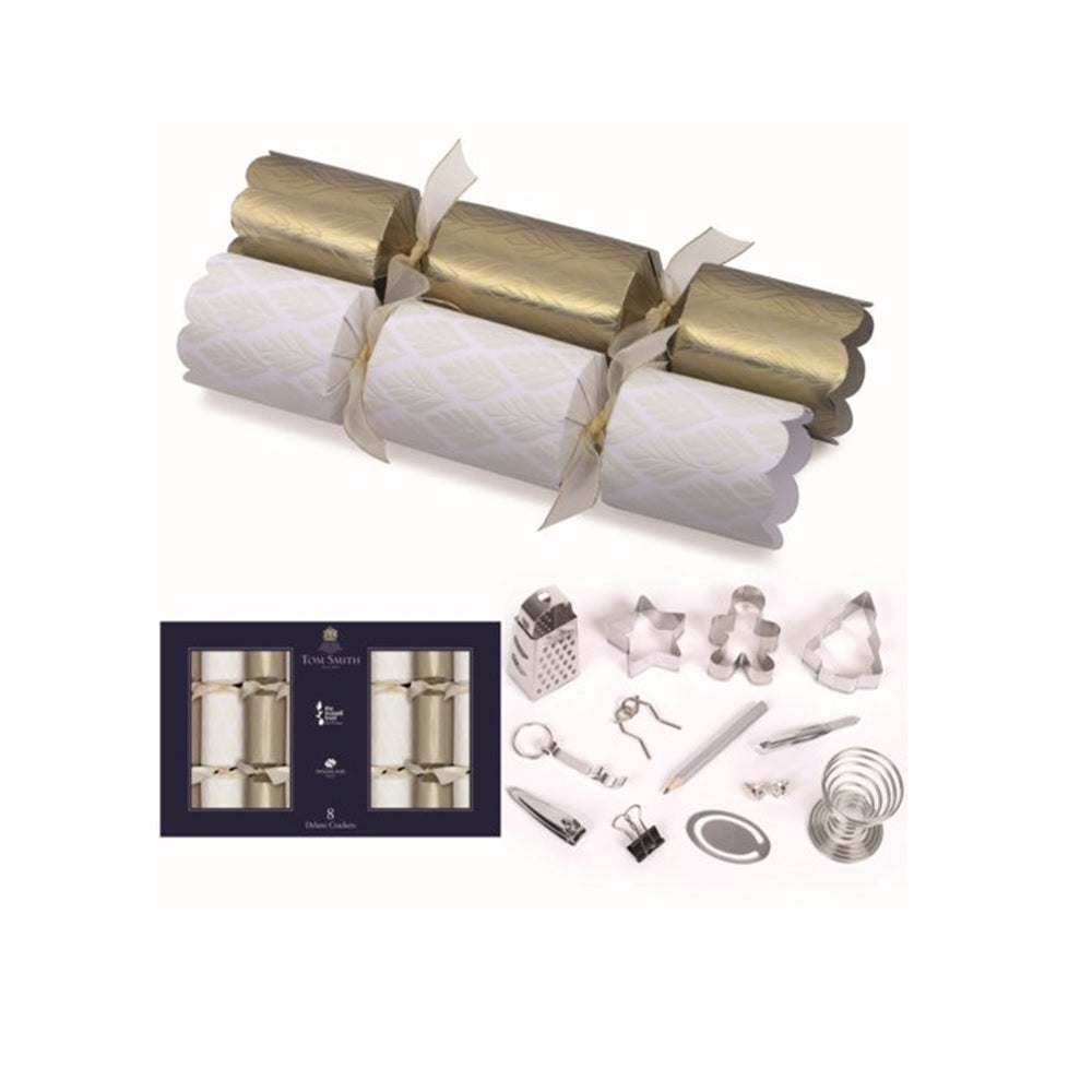 Tom Smith Crackers - 8x14" Wide Barrel Gold Deluxe Crackers (Case of 6)