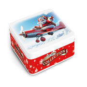 Campbells Shortbreads Flying Santa Tin 90g Scottish All Butter Shortbread Gift Tin
