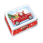 Campbells Shortbreads Santa in Van Tin 150g Assorted Scottish All Butter Shortbread Shapes