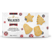 Walkers festive shortbread shapes 12.3oz carton of Scottish Christmas biscuits