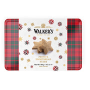 Walkers festive shortbread stars tin 9.2oz Scottish Christmas gift biscuits