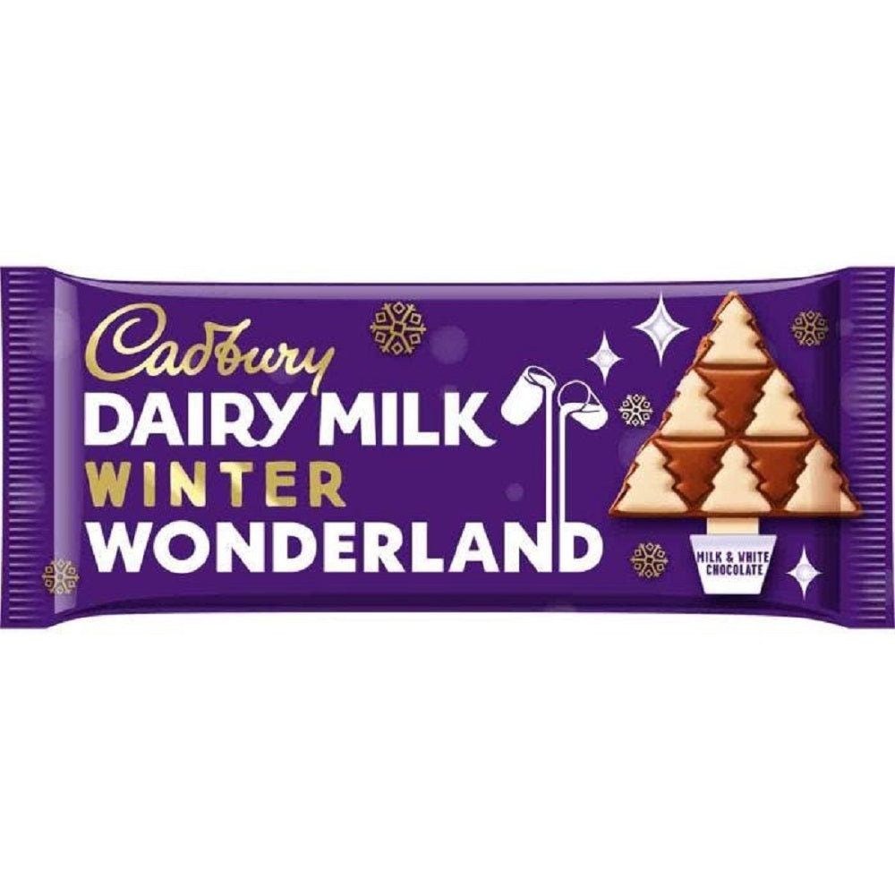 Cadbury Dairy Milk Winter Wonderland Edition Chocolate Bar 100G – UK confectionery product