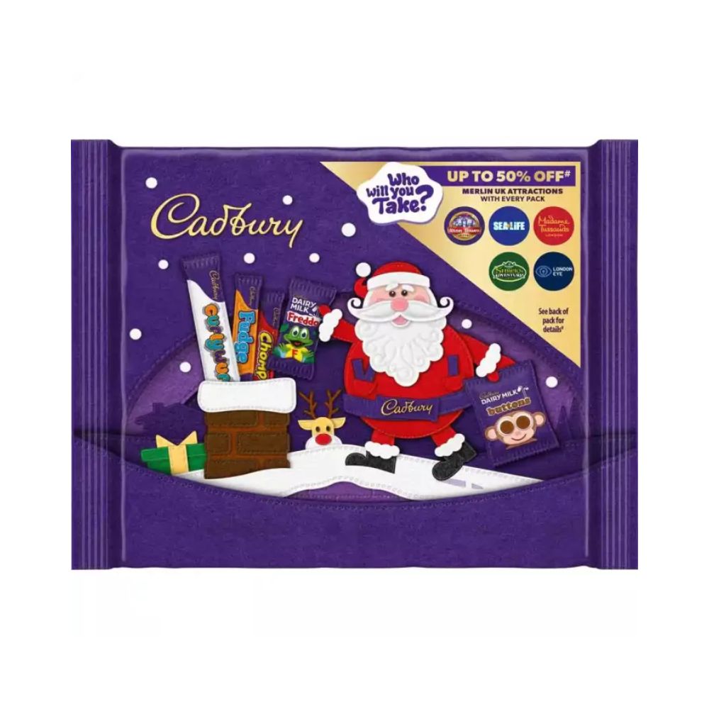 Cadbury Chocolate Small Santa Selection Box 78G – UK Christmas chocolate selection box gift