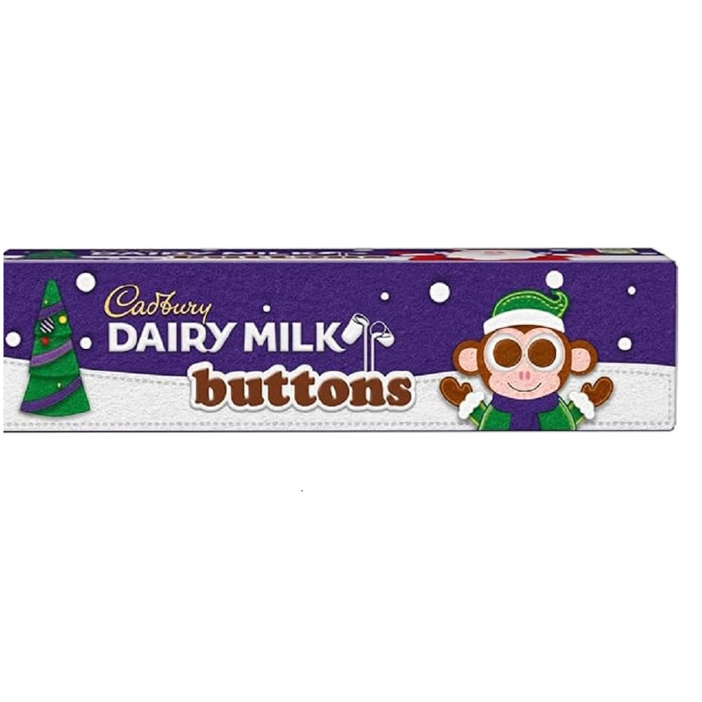 Cadbury Dairy Milk Chocolate Buttons Tube Chocolate 72G – UK Christmas sweets stocking filler