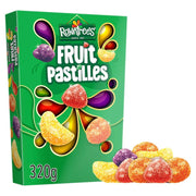 Rowntree's Fruit Pastilles Sweets Carton 320G – UK sweets sharing box for Christmas