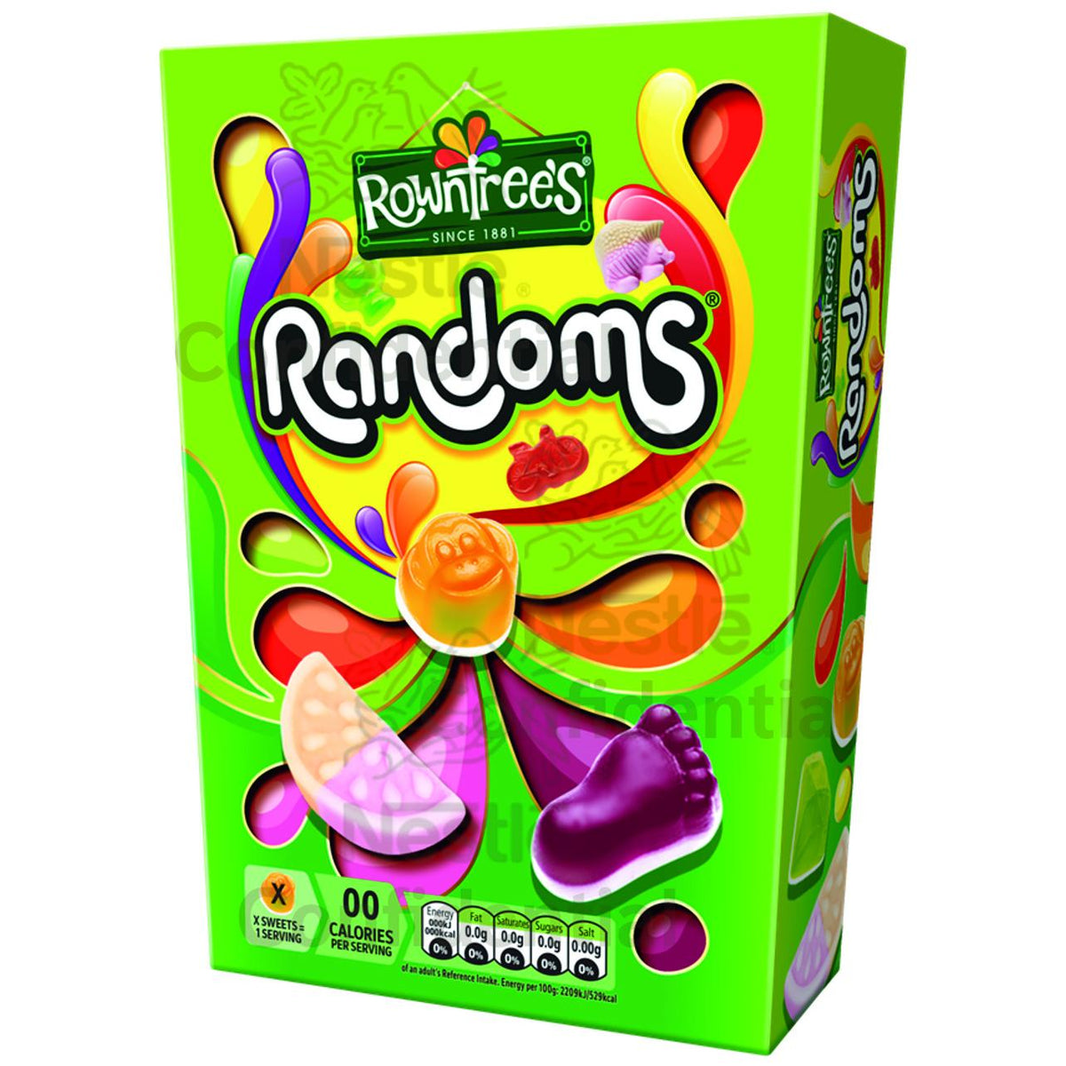 Rowntree's Randoms Sweets Carton 320G – UK sweets sharing box for Christmas