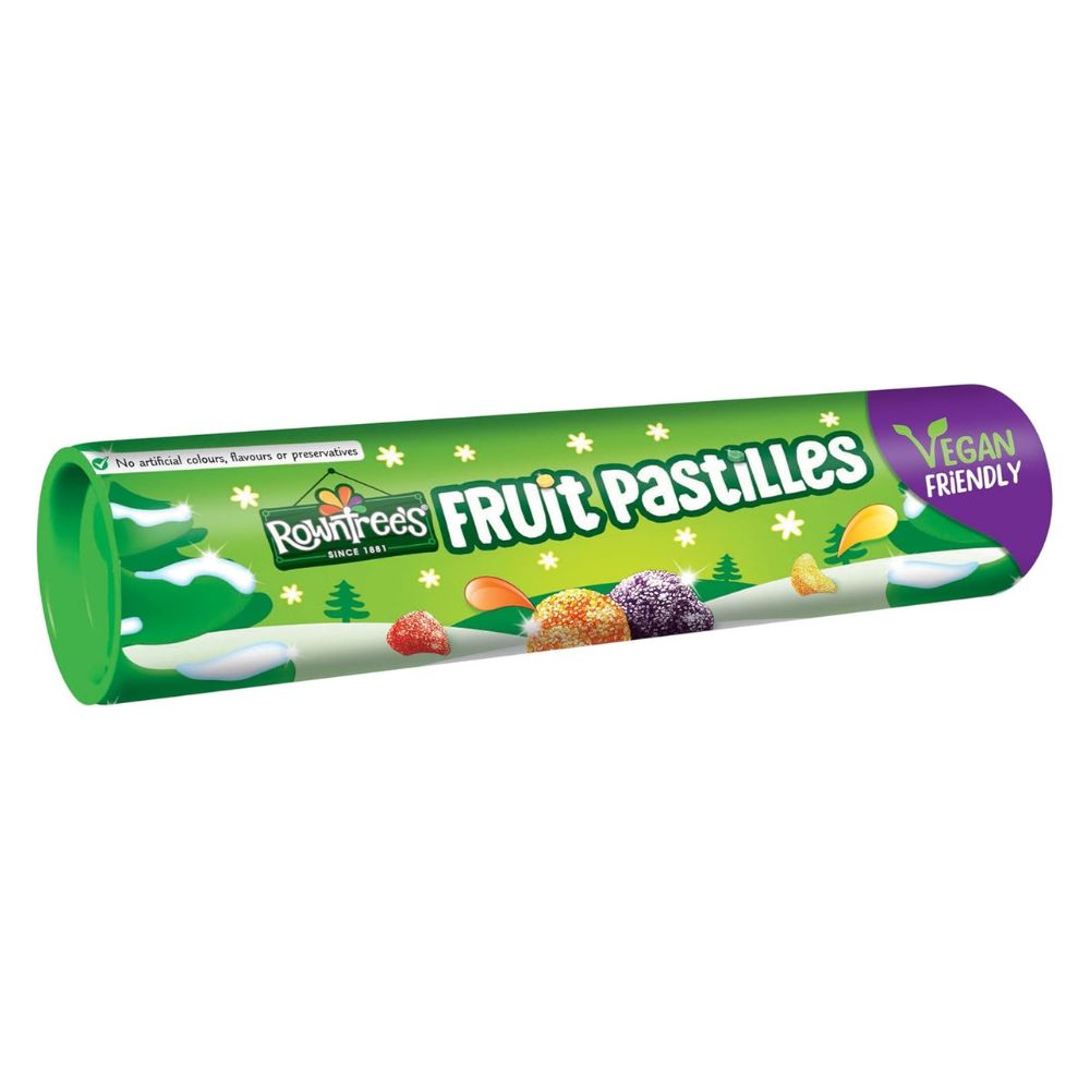 Rowntree's Fruit Pastilles Giant Tube 115G – UK Christmas sweets stocking filler