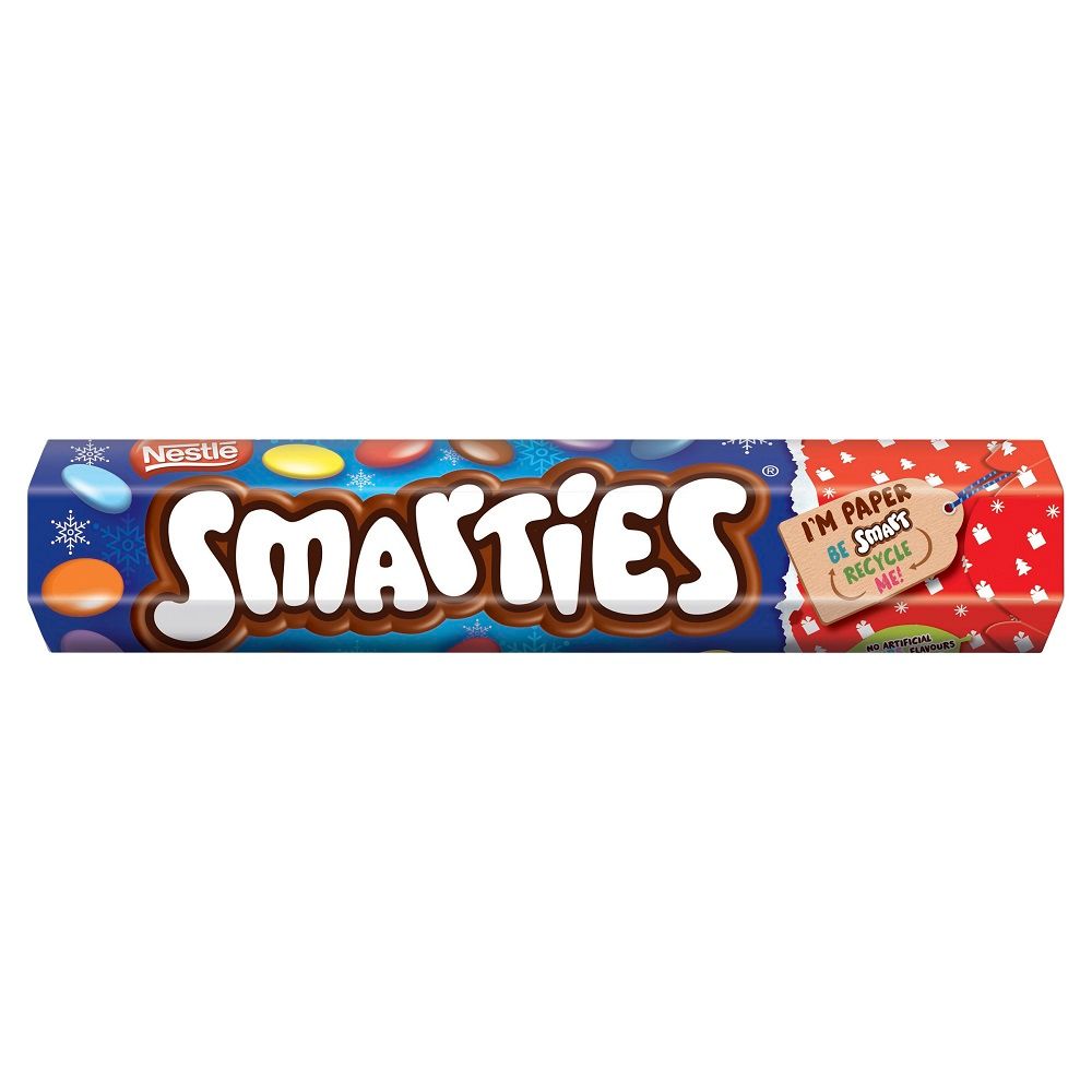 Nestlé Smarties 120g milk chocolate Christmas giant tube