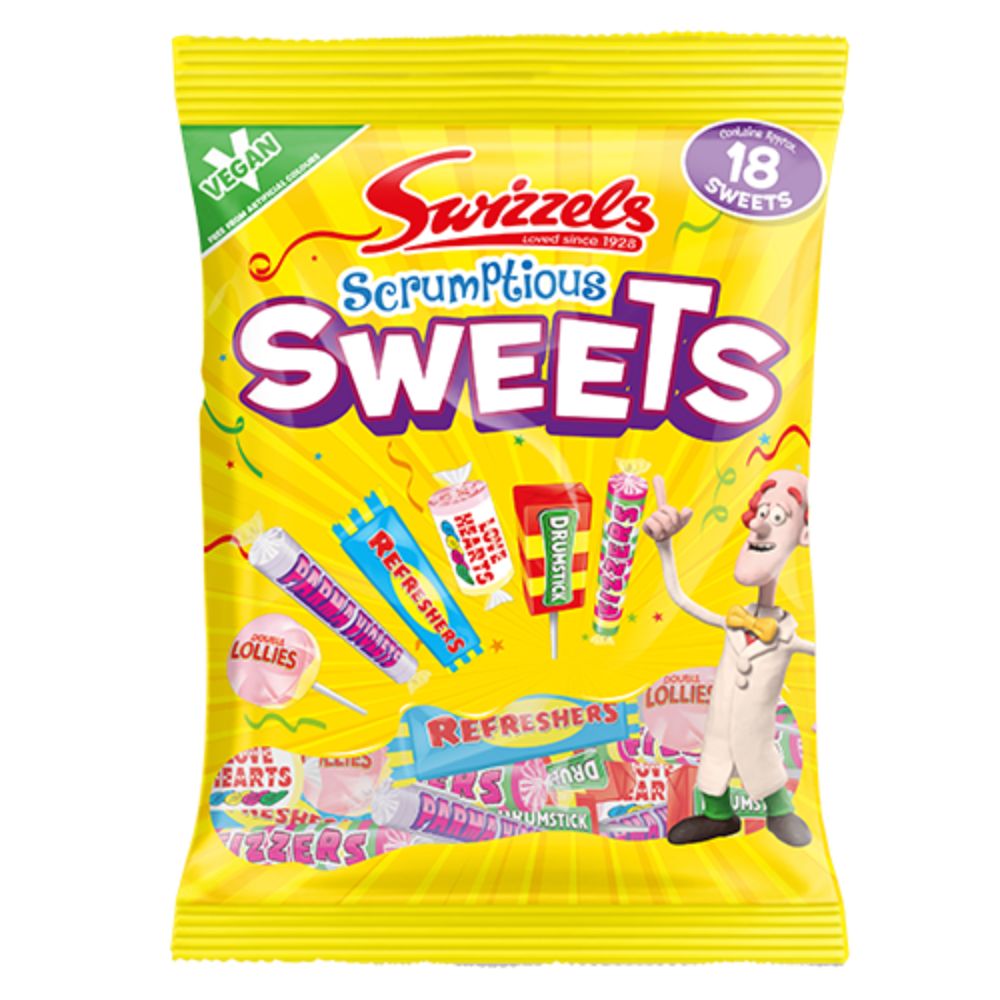 Swizzels Matlow Scrumptious Sweets 173g assorted British candy bag