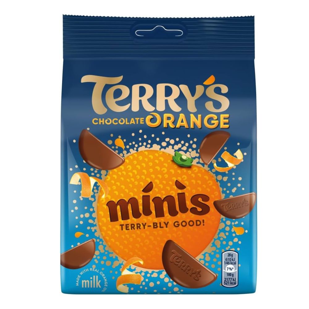 Terry's Chocolate Orange milk chocolate minis, 104g