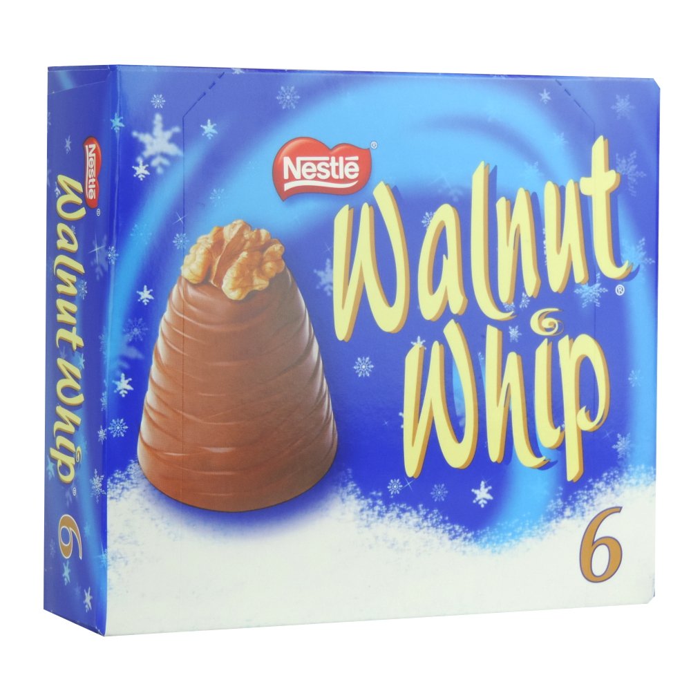 Nestlé Walnut Whip 6Pk Chocolate 180G – UK confectionery product