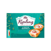 Mr Kipling Christmas Festive Bakewell Tart Cakes 6 pack