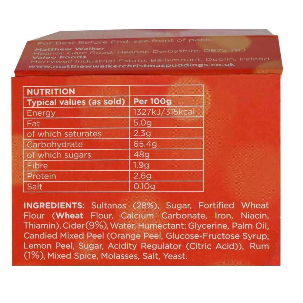 Matthew Walker Classic Christmas Pudding 800G