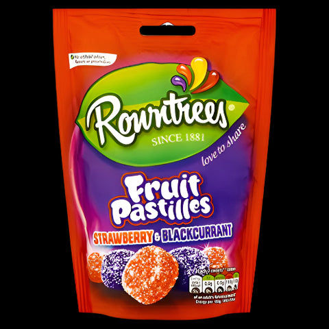 Rowntree's Fruit Pastilles Strawberry & Blackcurrant Pouch 143g