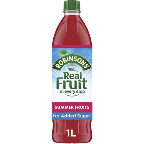 Robinsons Summer Fruits No Added Sugar Squash 1000ml